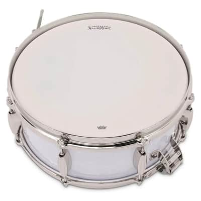 Slingerland Radio King Solid Maple Snare Drum 14x7 White Marine Pearl image 5