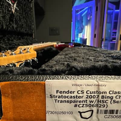 Fender Custom Shop Custom Classic Stratocaster – 2007 – Crimson Transparent Ash – Lace Sensor Pickups – OHSC & COA image 10