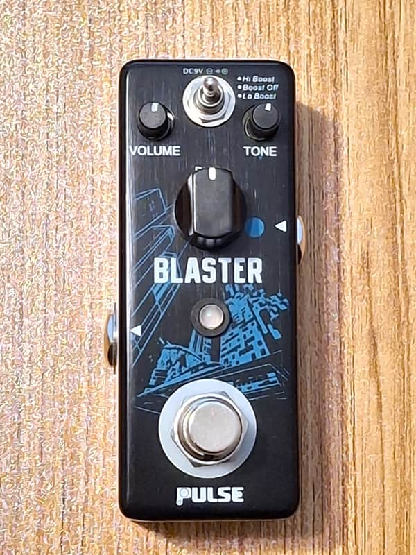 Pulse Technology : Blaster Distortion mini pedal, with High & Low boost modes, 2020s image 1