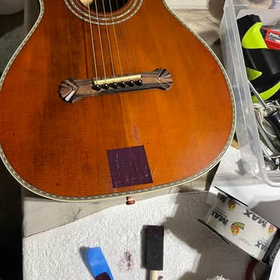 Washburn R319SWKK Solid Spruce/Trembesi Parlor Guitar 2016 - Natural image 11