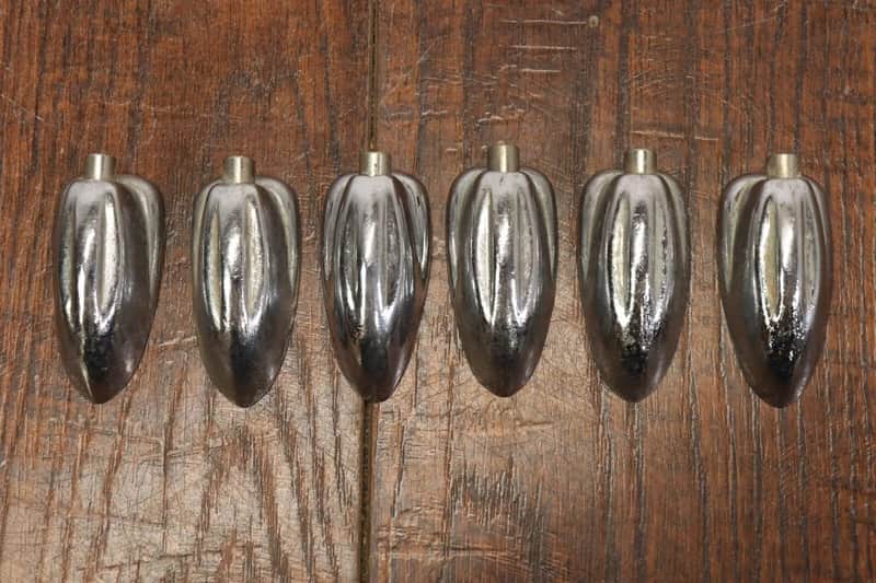 Unbranded Chrome Tom Drum Lugs 6pk #10 image 1