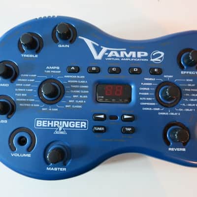 Behringer V-AMP 2 Virtual Amplification Multi-Guitar Effects Processor Vamp image 3