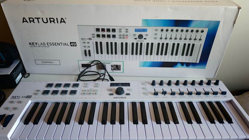 Arturia KeyLab Essential 49 MIDI Controller 2017 - Present - White image 1