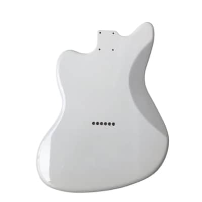 White Hybrid Offset Style Alder Wood Guitar Body DIY Project image 4