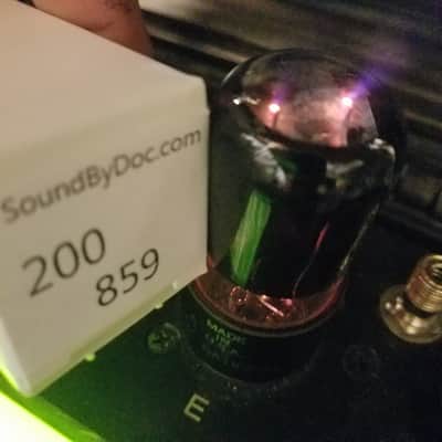 NU National Union balanced 6SN7GT tNOS AT1000 TESTED Vacuum Tube greyglass black glass dual triode 1950-1952 image 4
