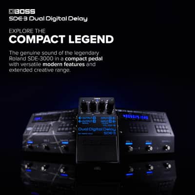 Boss SDE-3 Dual Digital Delay Pedal image 2