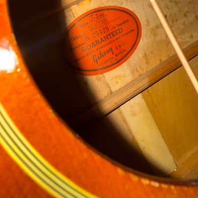 Gibson J-200 1957 - Sunburst - OHSC image 14