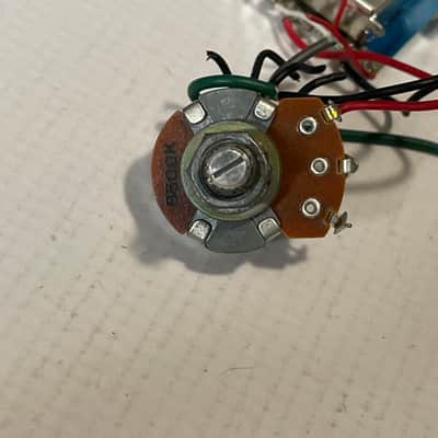 2009 Ibanez RG5EX1 RG Series Guitar Factory Electronics Wiring, Volume Tone Pot Jack image 4