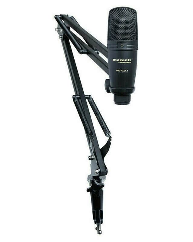 Marantz Pod Pack 1 USB Microphone with Broadcast Stand and Cable image 1