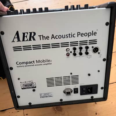AER Compact Mobile2 Portable 60-Watt Acoustic Guitar Combo 2010s - Black image 2