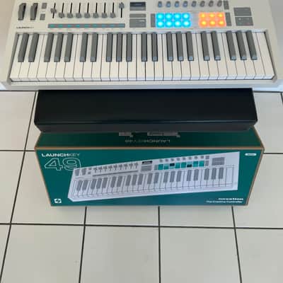 Novation Launchkey 49 MKIV MIDI Keyboard Controller - White