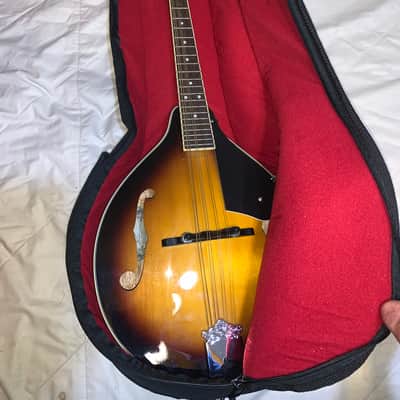 Oscar Schmidt Washburn OM-10 Mandolin and Superior Case Gigbag 2000s - Sunburst image 12