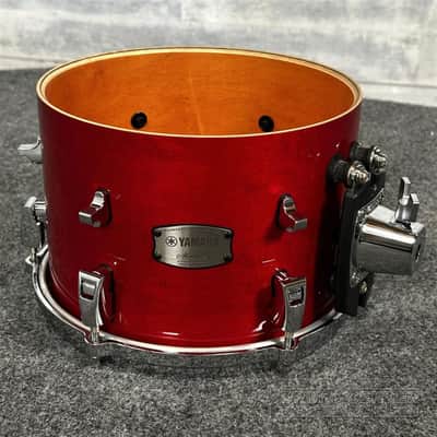 Yamaha Absolute Hybrid Maple 4pc Drum Set Red Autumn image 6