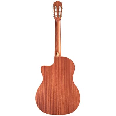 Cordoba Iberia C4-CE Cutaway Electric Nylon String Guitar - Edge Burst image 8