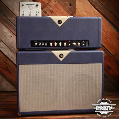 2006 Divided by 13 FTR-37 Head w/ Matching 2x12 Speaker Cabinet & Switchazel A/B Pedal (Purple/Egg) image 21