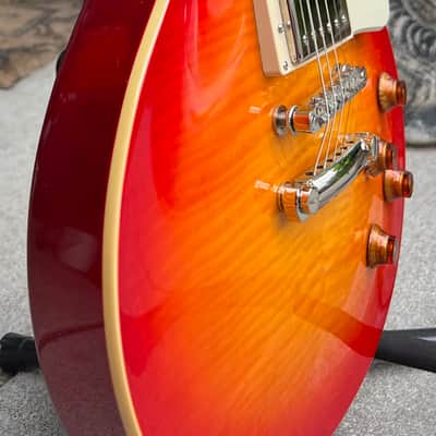 2018 Epiphone Les Paul Standard Pro Cherry Sunburst, PRO SETUP/SERVICED w/Case~*SALE*~SEE VIDEO image 9