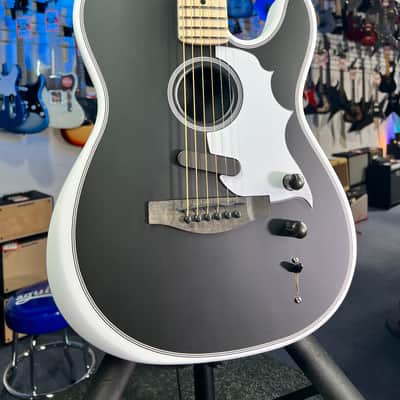 Fender Limited-edition Jack White Triplesonic Acoustasonic Telecaster - Blacktop Arctic White GET PLEK'D! 145 image 8