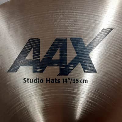 Sabian 14" AAX Studio Hi-Hat Cymbals (Pair) 2002 - 2018 - Natural image 5