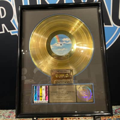 Stan Lynch Tom Petty and The Heartbreakers, RIAA, Let Me Up (I've Had Enough) Gold Record (#20) image 1