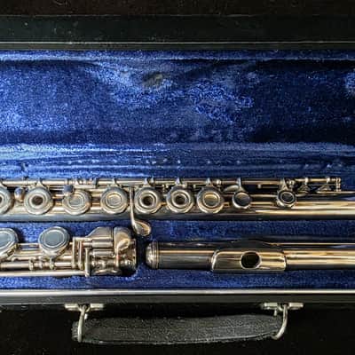 Armstrong 303B Step-Up Model Open-Hole Flute with B Foot Joint, Inline G 2010s - Silver-Plated image 1
