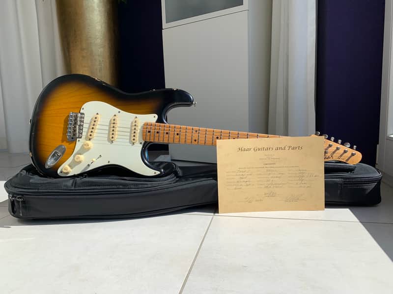 2021 Haar Guitars Traditional S - Aged 2-Tone Sunburst | Custom Relic Stratocaster image 1