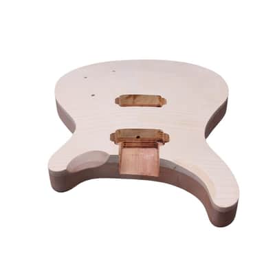 PRS Style Electric Guitar Body Flame Maple HH, Mahogany image 3