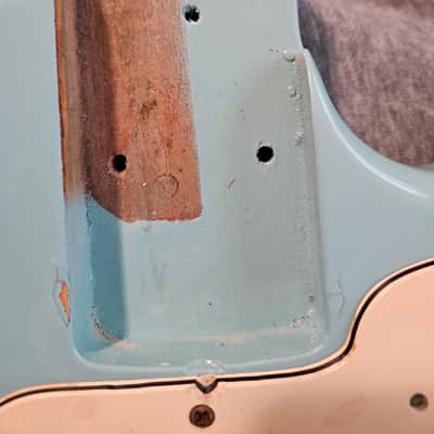 Fender Musicmaster Bass Daphne Blue image 21