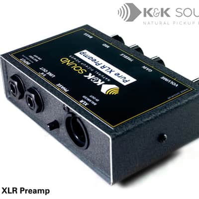K&K Sound Pure XLR Preamp Acoustic Guitar Preamp image 1