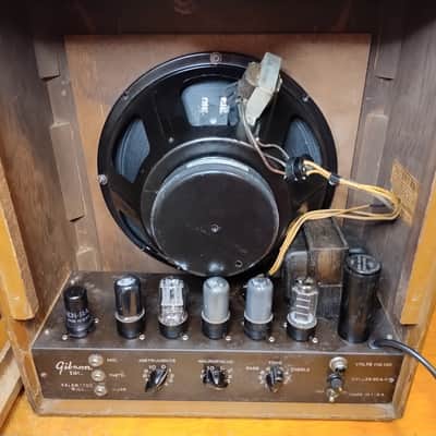 Vintage 1946-1947 Gibson BR-4 Tube Amplifier  - Restored and Ready to Play image 8