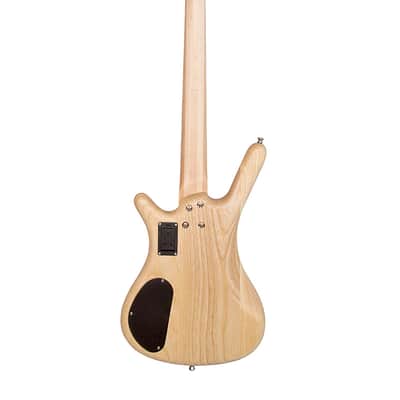 Monaco by Quincy 4 String Electric Bass Guitar Natural Wood Sturdy Ash Maple image 3