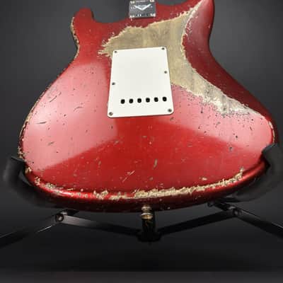Fender Custom Shop 1963 Stratocaster Super Heavy Relic - Candy Apple Red image 14