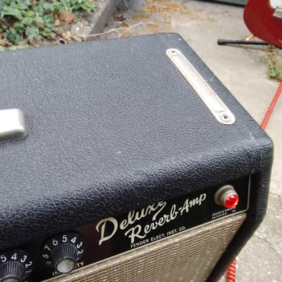 Fender Deluxe Reverb Amp 1964 - Schwarz image 2