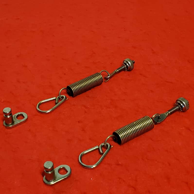 2pc Vtg Bass Drum Pedal Srings Assembly Set Complete - Save $ image 1