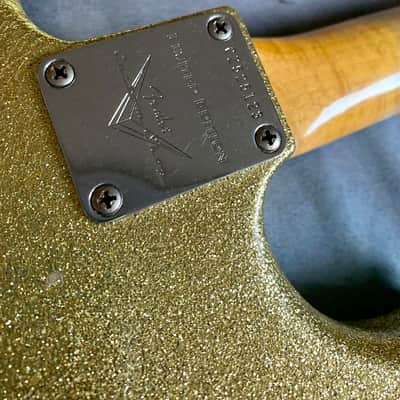 2015 Fender Custom Shop Limited Edition NAMM Show '64 Stratocaster Relic, Gold Sparkle Josefina Fat 60s Pickups image 6