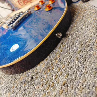 Epiphone Limited Edition Les Paul Standard 2001 - Blue Sparkle image 8