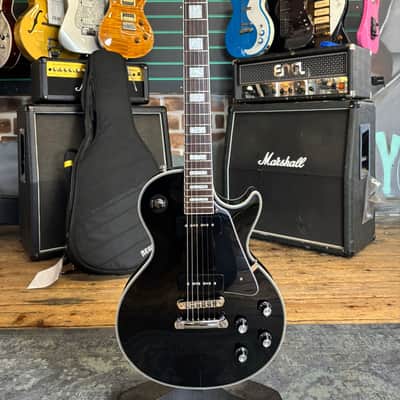 Burny Les Paul Custom P90 Ebony 2023 Electric Guitar | Reverb UK