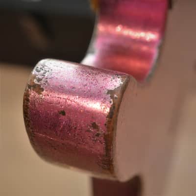 American Fender Telecaster Custom Heavy Relic Pink Gold Sparkle Colorshift! image 19