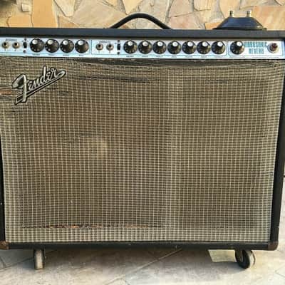 RIF 211 1973 Fender Vibrosonic Reverb Silverface Vintage Cerwin Vega 15" image 1