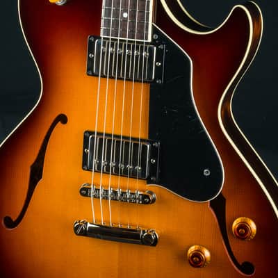 Collings SoCo Semi-Hollow Body European Spruce and and Mahogany Iced Tea Burst with Ron Ellis Pickups NEW image 8