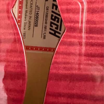 2014 Gretsch G6120SHR Brian Setzer Hot Rod Roman Red MIJ w/OHSC image 10