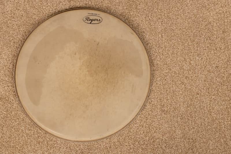 Vintage Rogers 13" Oval Logo Drum Head image 1