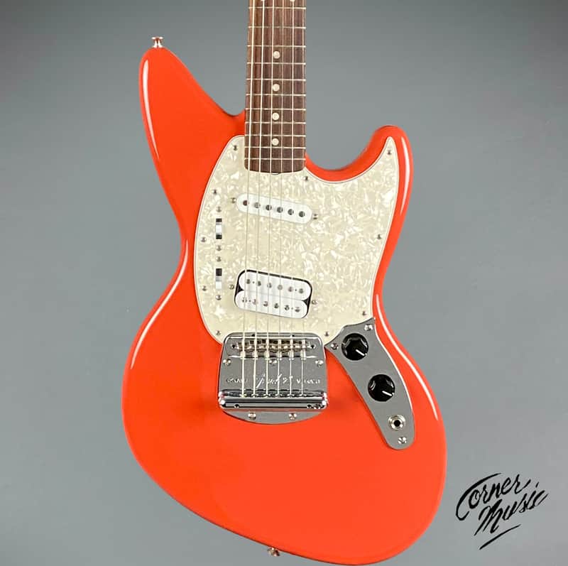 Fender Kurt Cobain Signature Jag-Stang 2021 Fiesta Red image 1