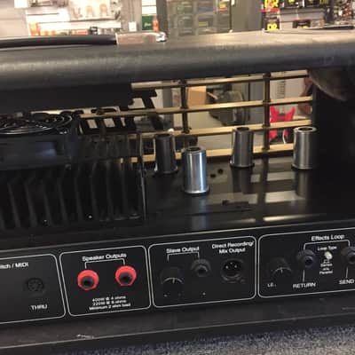Randall T2H T2 100 watt Tube Preamp Guitar Amplifier Head Custom Gold Grill Finish and Knobs image 13