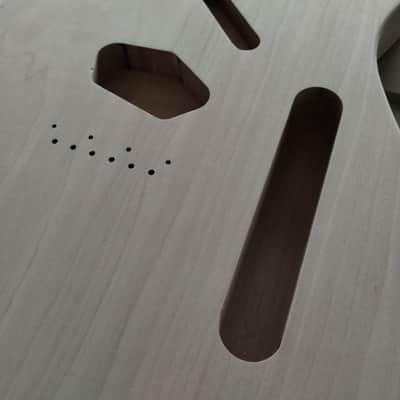 El Chamaa Guitars One-Piece TE / Tele Style Alder Body 2026 - Unfinished image 3