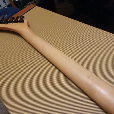 RARE Vintage ESP M-I 1988 Ice Blue Banana Hockey Stick Kramer Van Halen Headstock MIJ Super Strat image 19