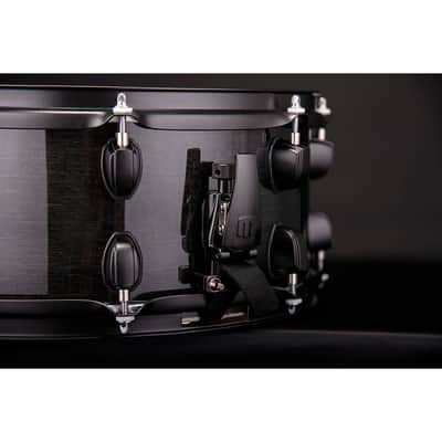 Mapex MPX Maple/Poplar Hybrid Shell Side Snare Drum Regular 12 x 6 in. Transparent Midnight Black image 5