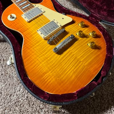 Gibson 2001 Custom Shop Class 5 Les Paul - Tangerine Burst image 10