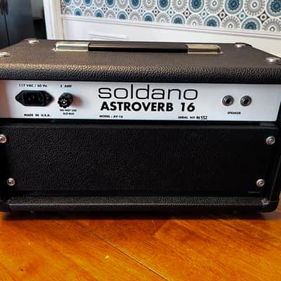 Soldano Astroverb 16 Tube Amplifier Head (Model AV-16) image 4