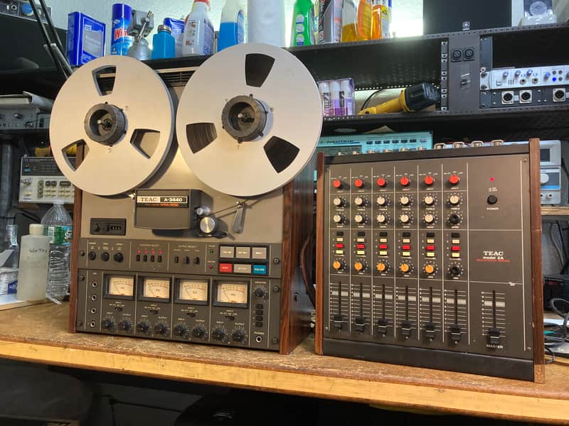 Tascam / Teac 3440 • 4 Multi Track Reel Tape Recorder & 2A Mixer Fully Serviced image 1