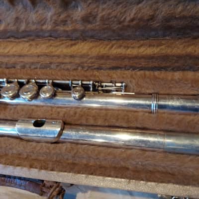 Yamaha YFL-24S Concert Flute, Japan, with case image 7